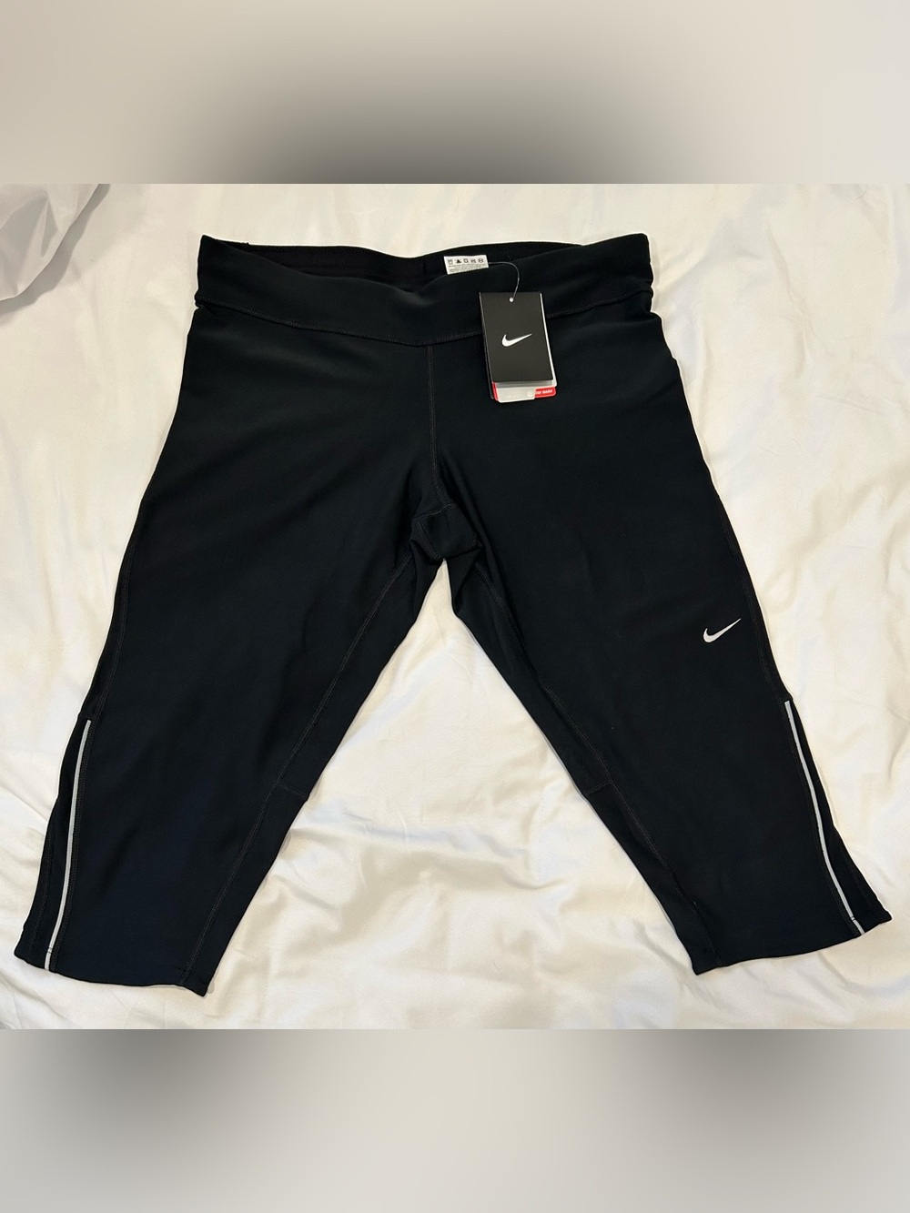 Nike Dri-fit Black Performance Cropped Leggings